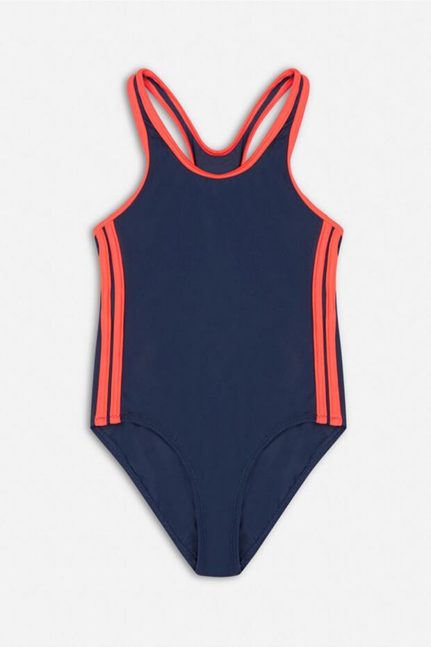 Sport Contrast Stripe Children's Swimming Trunks