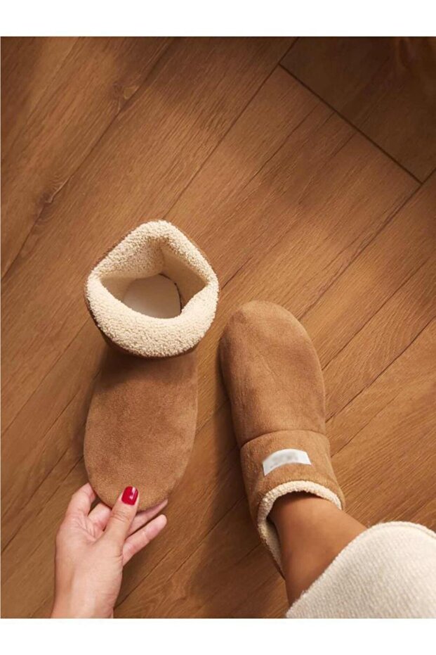 Unisex Panduf Ev Botu Yumuşak Ses Yapmaz Taban - 5