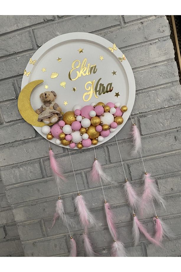 Bubble Yuvarlak Kapı Süsü + Yastık - 4