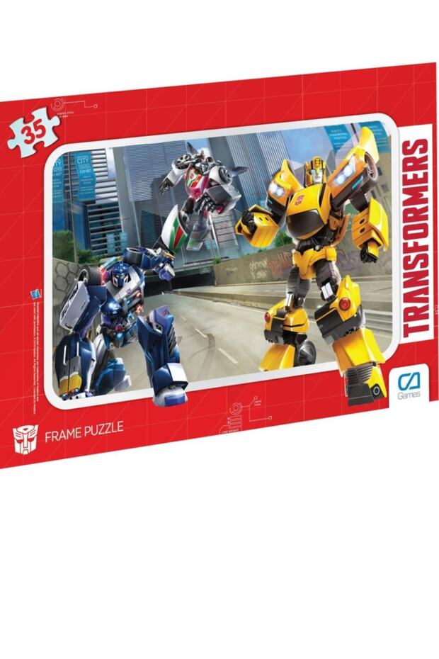 Transformers Frame Puzzle 35 Parça 2'li Puzzle Seti - 1