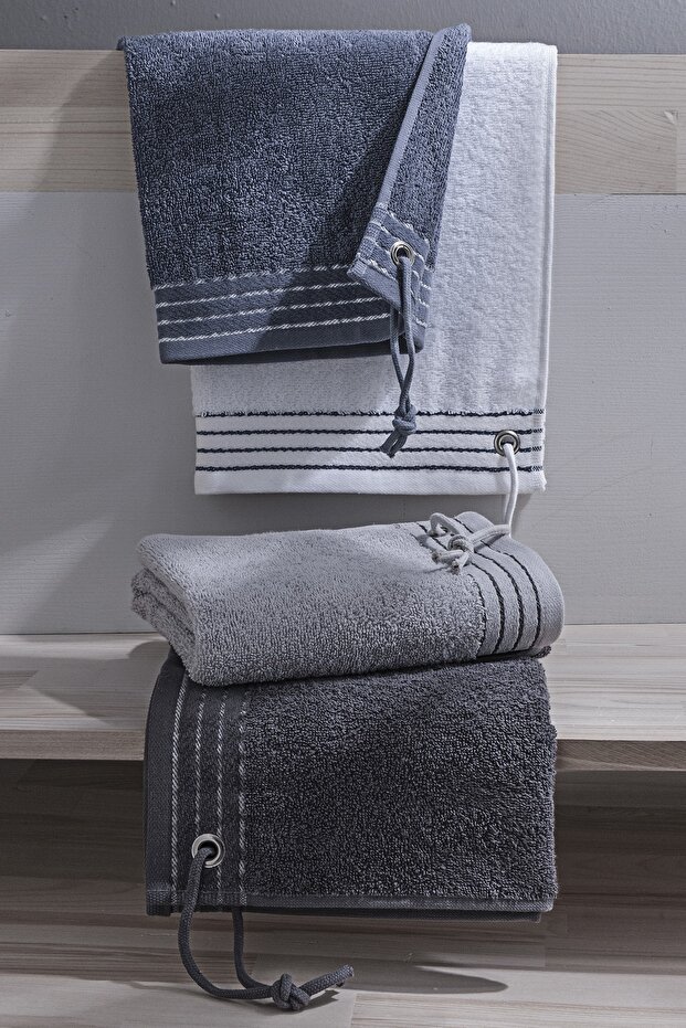 Agujero - Extra Soft, Modern 100% Cotton 50x90cmHand / Face Towel Set