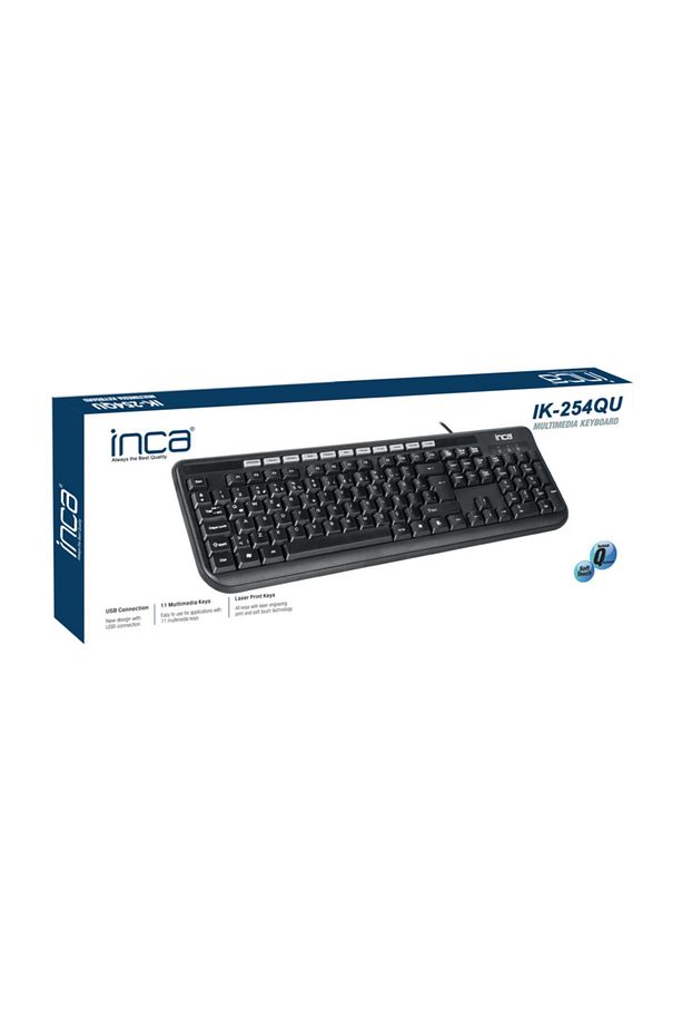 Ik-254qu Q / Usb Multımedıa Black Laser Prınt Technology Keyboard "soft Touch" - 4