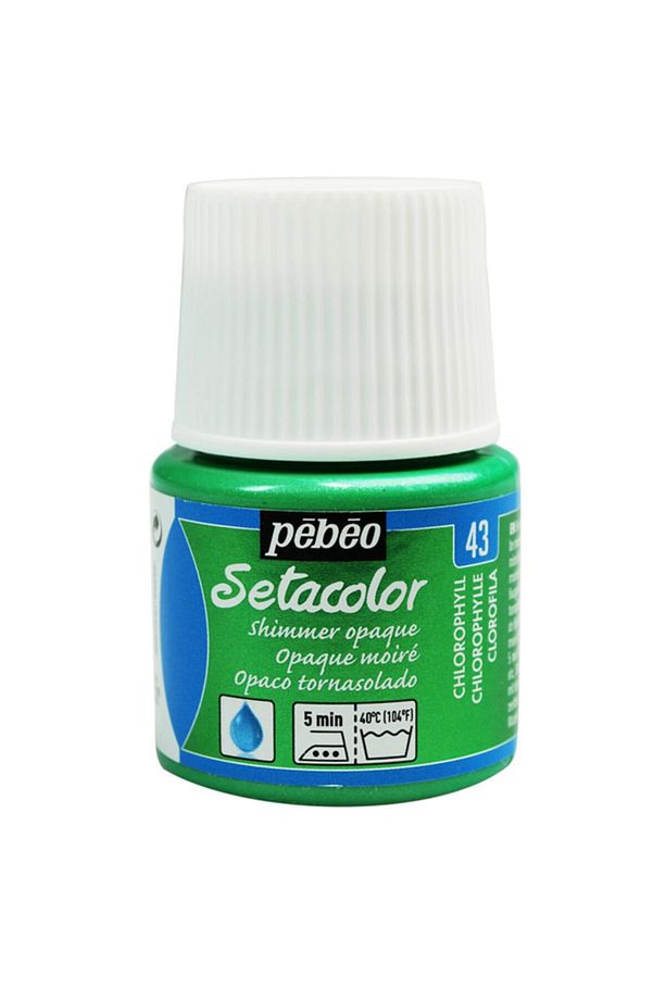 Setacolor Opak Metalik Kumaş Boya 45ml Şişe - 43 Chlorophyll - 1