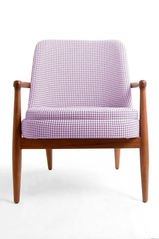 Kaz Ayağı Açık Mor Berjer - 5