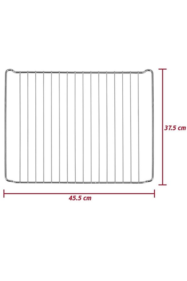 Ankastre Derin Fırın Tepsisi Ve Fırın Izgara Teli 2'li Set 45,5 X 37,5 X 6 Cm - 3