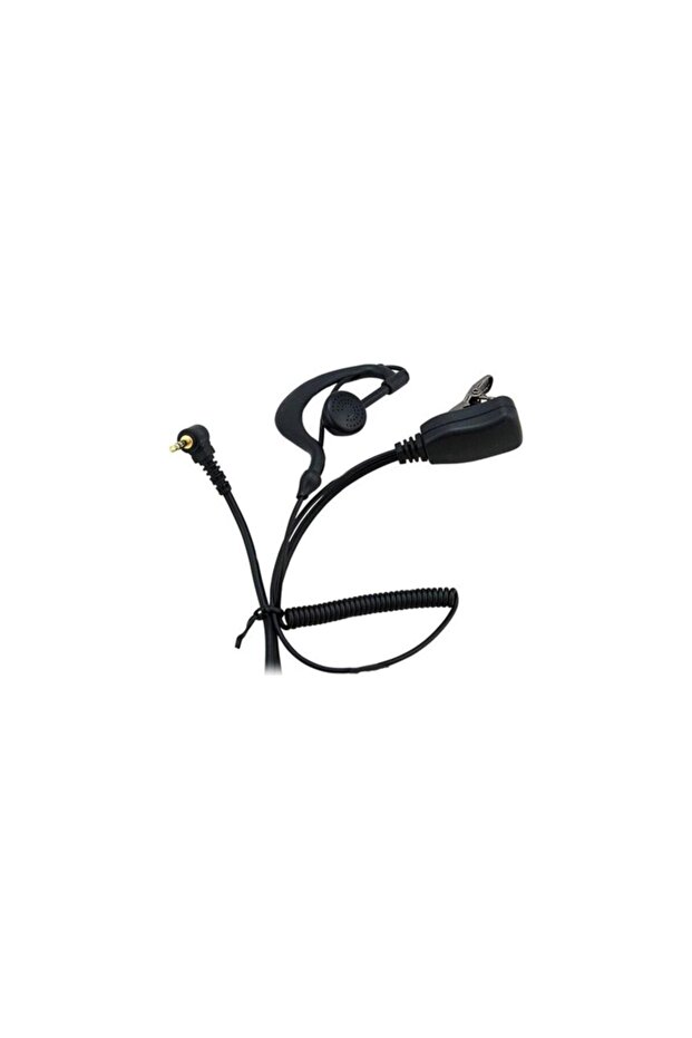 Telsiz Kulaklığı Mikrofonlu 2,5mm Jak Fişli Pmr - Aselsan Cobra Mt-655- Mt-690- Mt-975 Uyumlu - 1