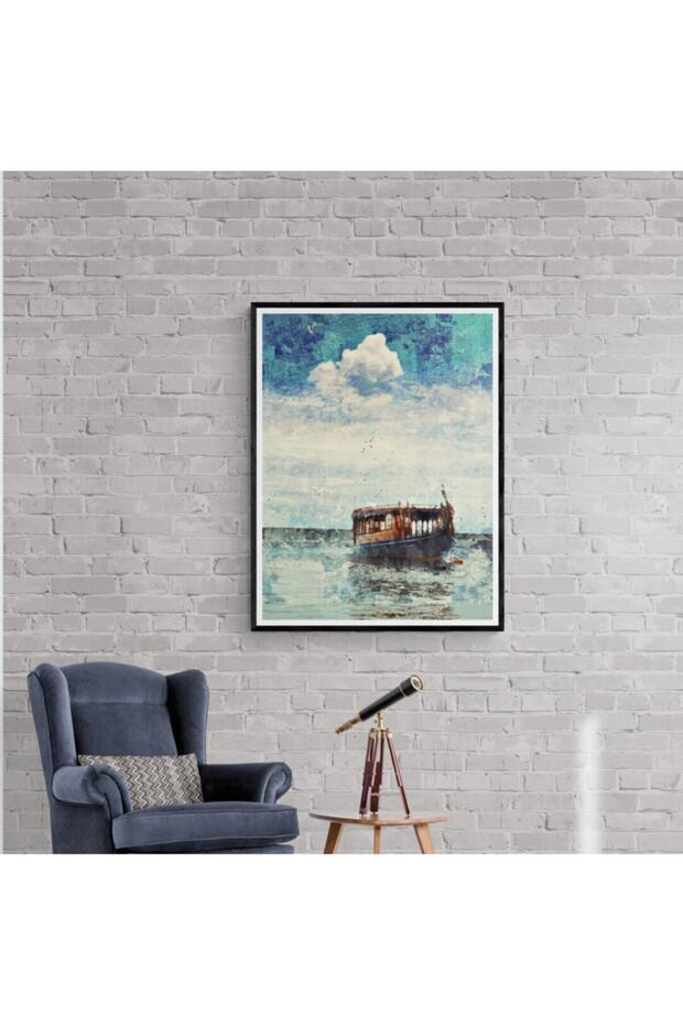 Framed Wooden Table - 3