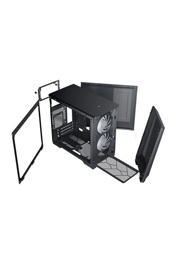 Eclipse P200a Mini-itx, Oyuncu Bilgisayar Kasası - Siyah ** Sadece Mini-itx Anakart Destekler ** - 7