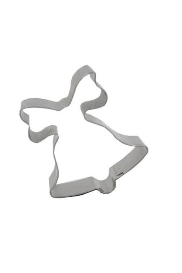 Bell Metal Cookie Mold with Ribbon