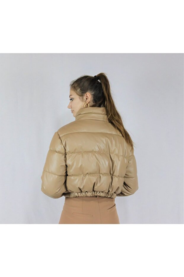 6878 Puffer Jacket - Camel 101a06878 - 2
