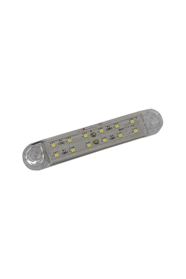 12 مصباح LED مزخرف بصف مزدوج باللون الأبيض