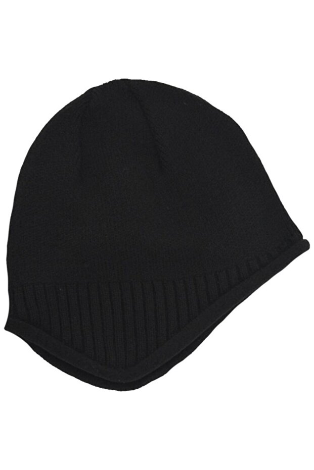 Black Beret with Fleece Inside and Ears