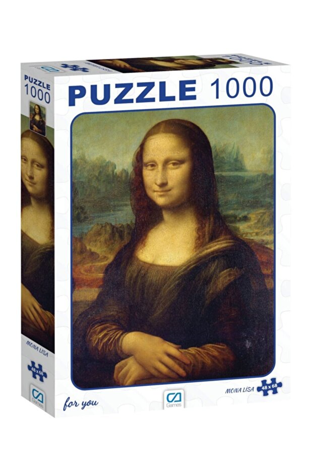Mona Lisa 1000 Parça Puzzle - 1