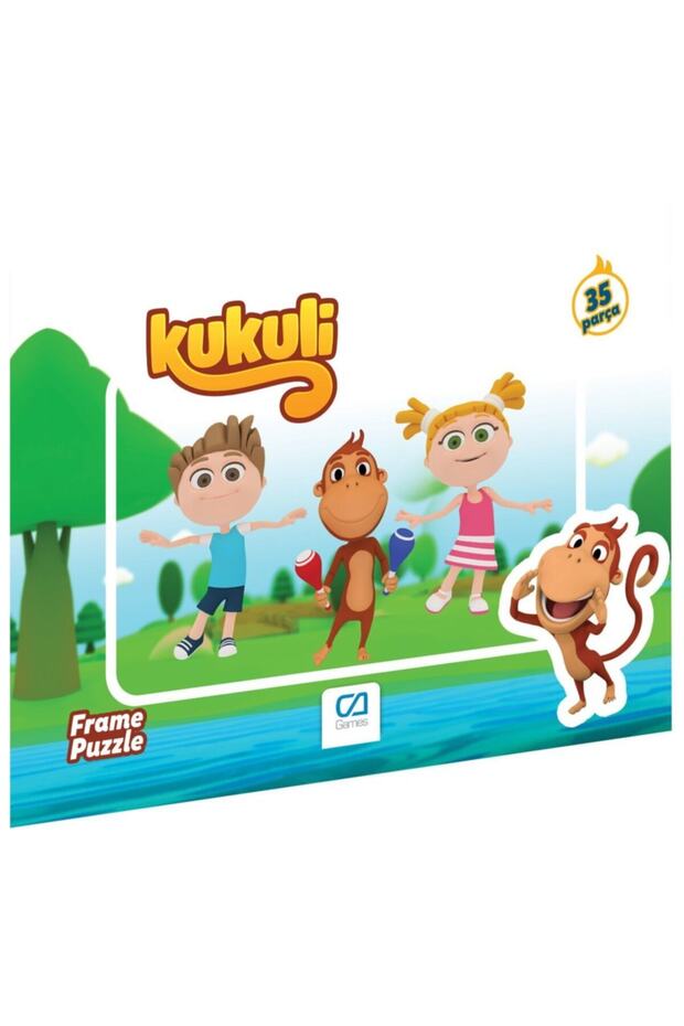 Kukuli Frame Puzzle 35 Parça 2'li Puzzle Seti - 1