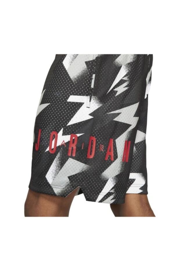 Jordan Jumpman Air Printed Mesh Erkek Şort - Siyah - Cz4757-010 - 2