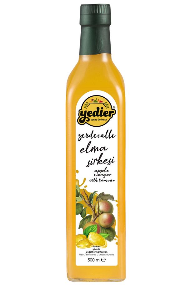 Zerdeçallı Elma Sirkesi 500 ml - 1