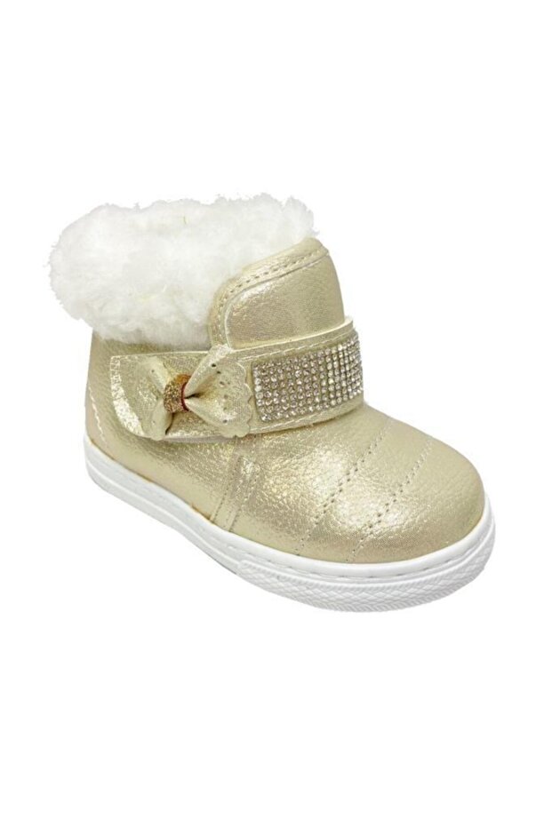 7101 Kürklü Termal Astar Kız Bebe Bot - 1