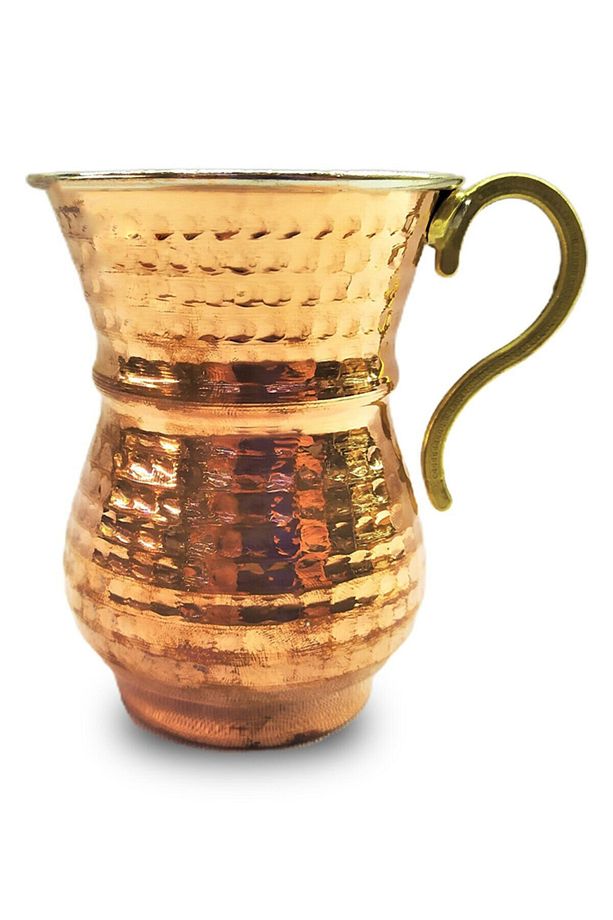 Maraş El Dövmesi Bakır Ayran Bardağı - 1