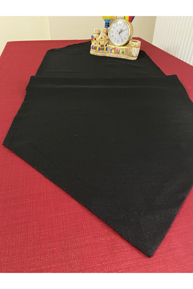 عداء مثلث لامع أسود 45 × 150