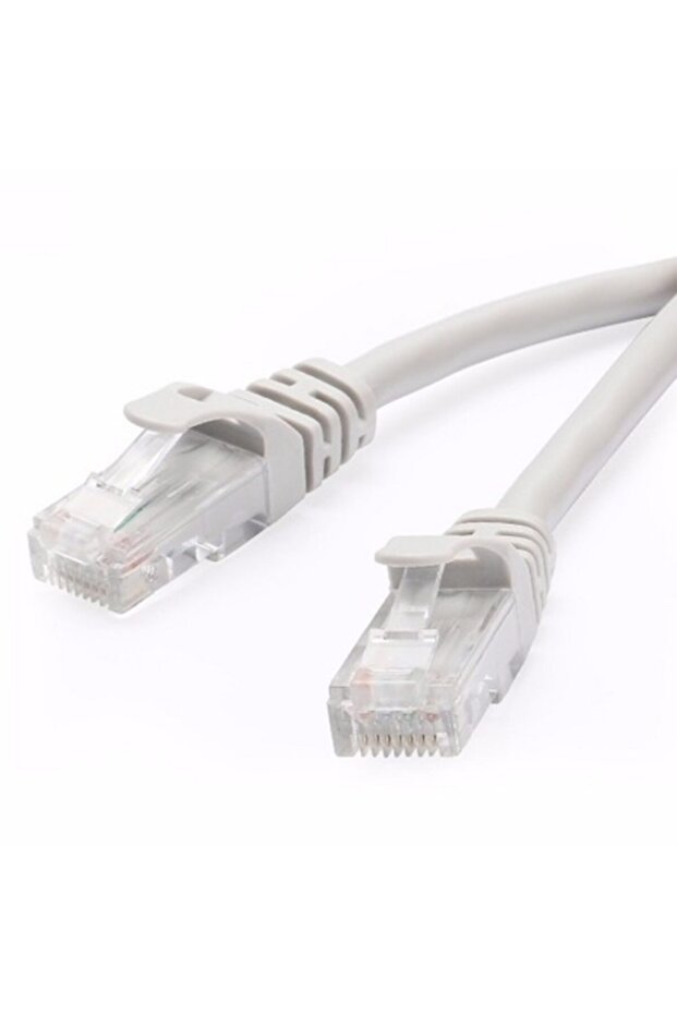 كابل التصحيح Cat6 Utp Lszh من النحاس النقي باللون الرمادي بطول 0.5 متر