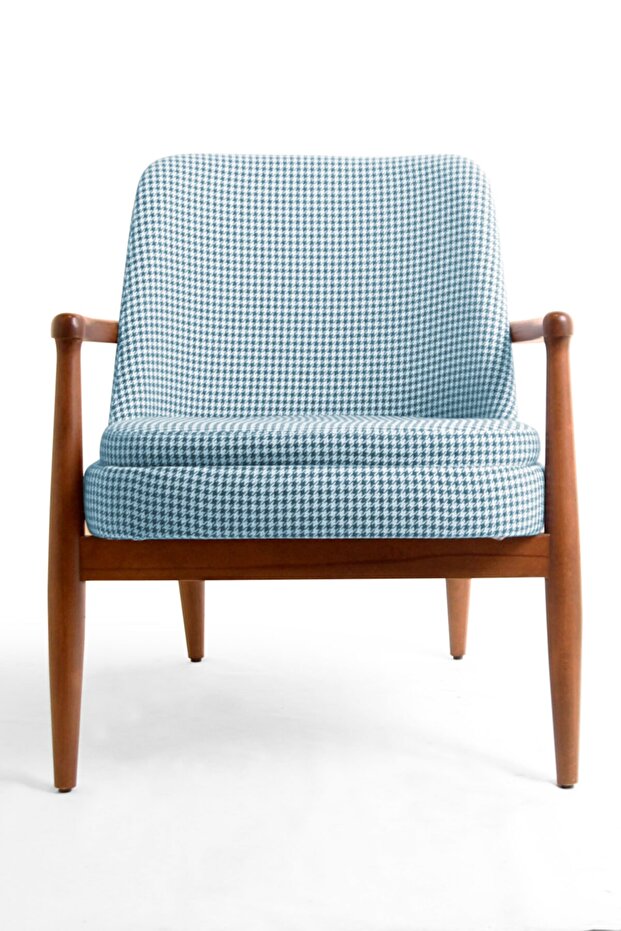 Kaji Kaz Ayağı Mavi Berjer - 5