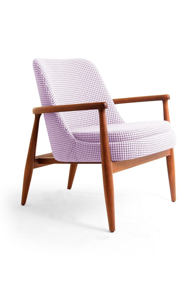 Kaz Ayağı Açık Mor Berjer - 1