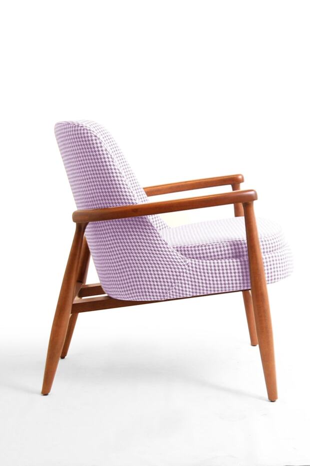 Kaz Ayağı Açık Mor Berjer - 2