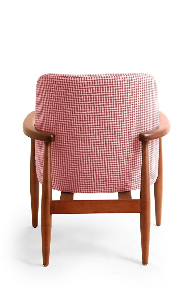 Kaz Ayağı Kırmızı Berjer - 4