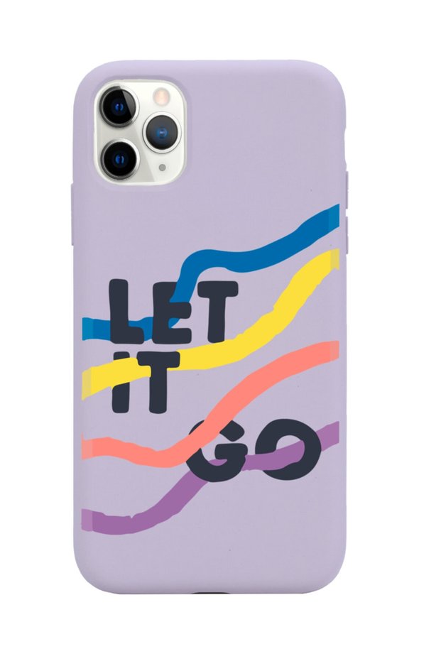 حافظة هاتف Let It Go Design Lilac Launch المتوافقة مع هاتف Iphone 11 Pro