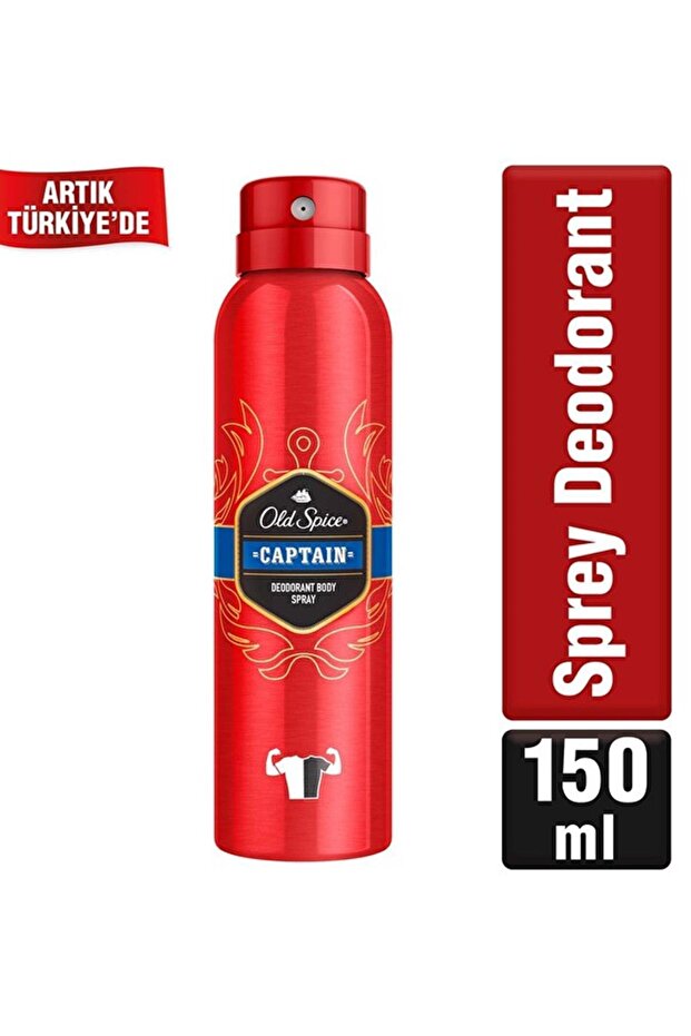 Body Sprey Captain 150 Ml - 1