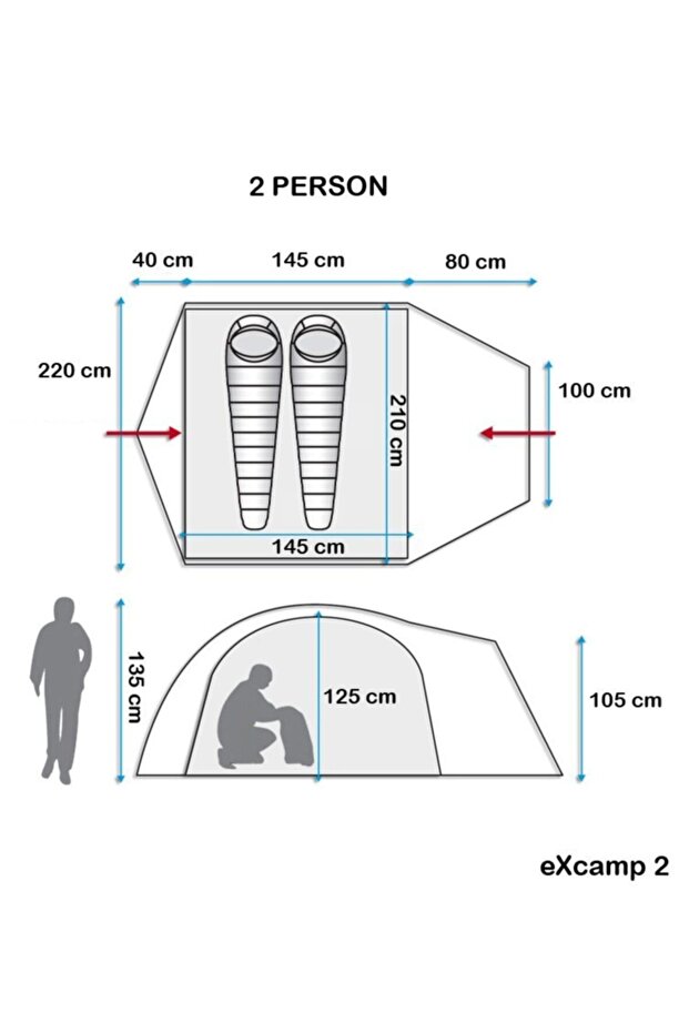 Excamp 2 Pro Çadır - 4 Mevsim - 2