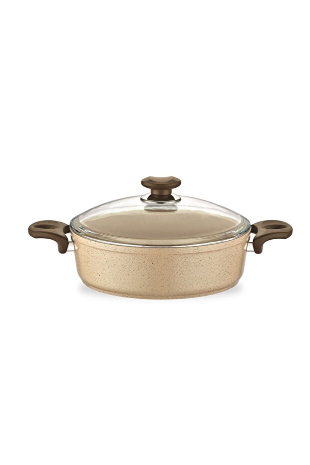 Safran Granit Basık |   Karnıyarık Pot 22cm