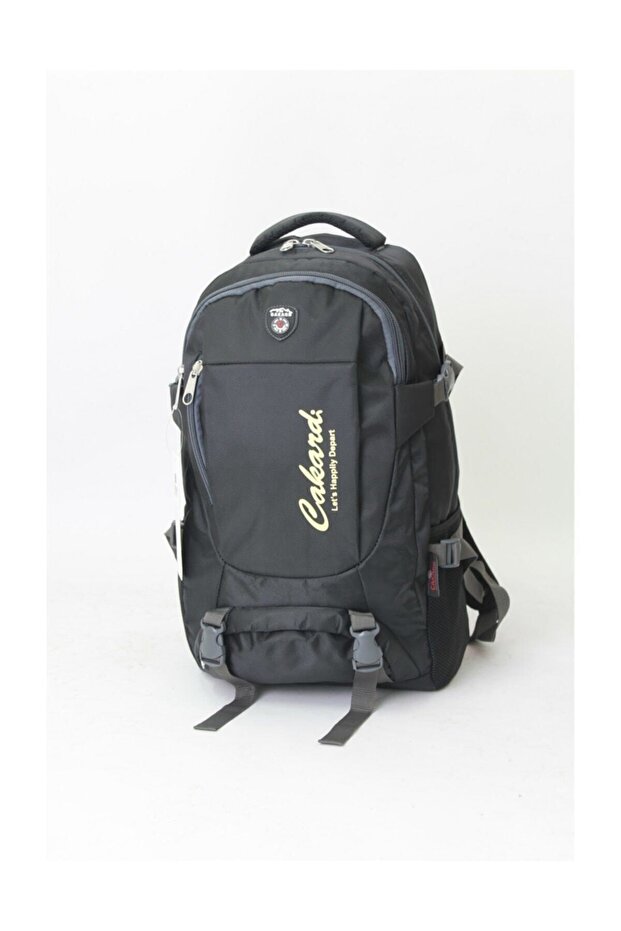 Black Fabric Mountaineer Backpack 0919
