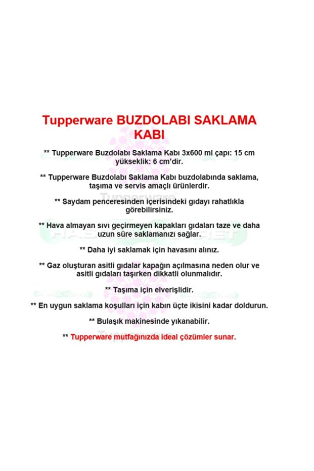 Üç Şekerpare Saklama Kapları - 2