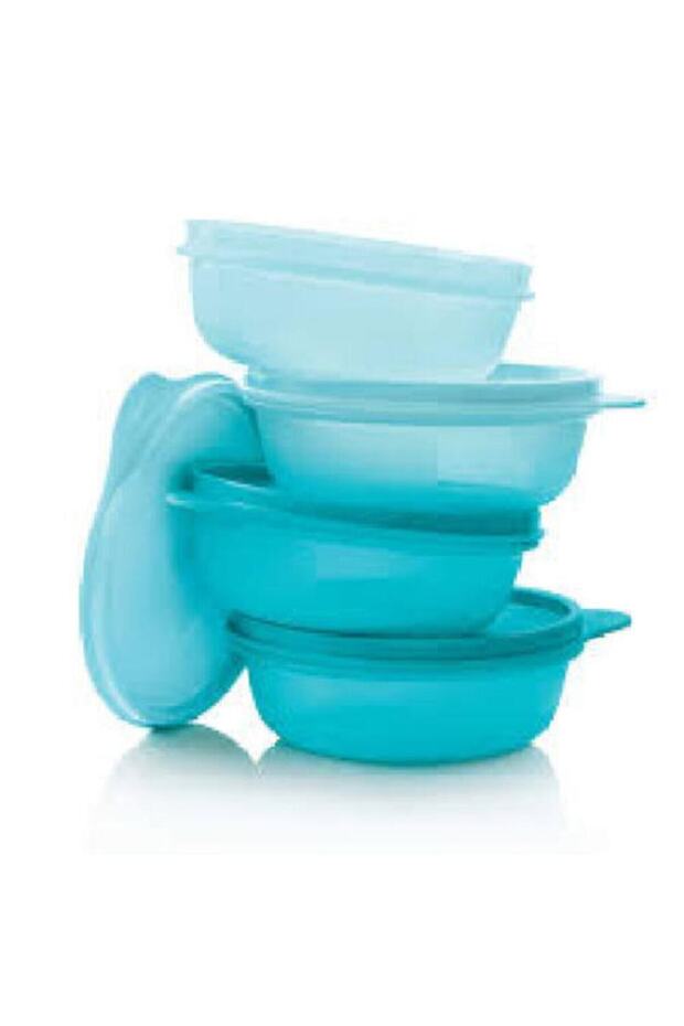 Tuppperware Şeker Kaplar 4'lü Set Yeşil Renk - 2