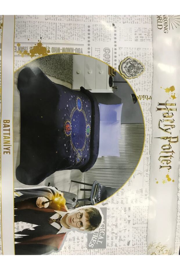 Tek Kişilik Lisanslı Harry Potter Hogwards - 1