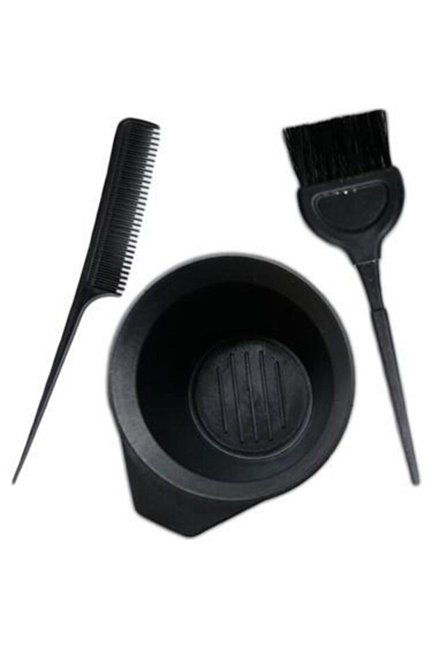 Hair Coloring Set Dye Bowl + Brush + Crepe Comb