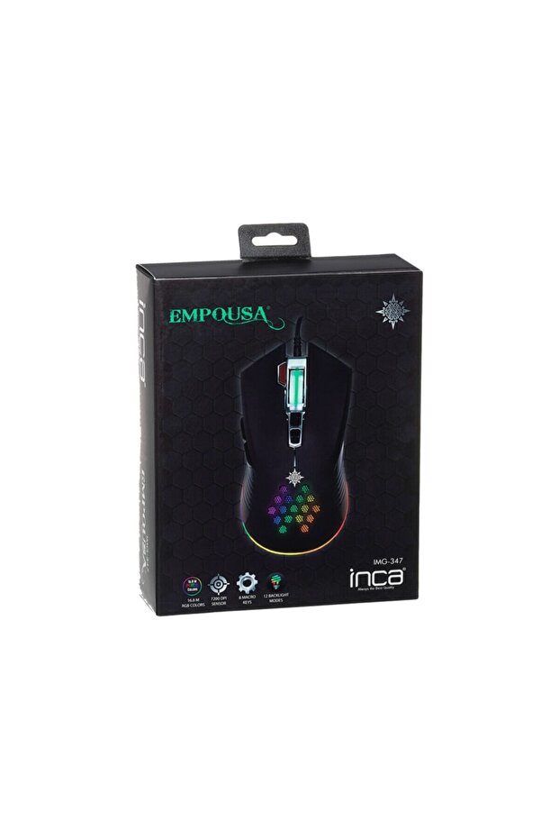 Img-347 Empousa Rgb 7200 Dpi Macro Keys Professional Gaming Mouse - 6