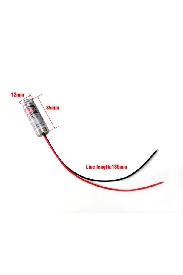 12mm 650nm 5mw Kırmızı Çizgi Kafalı Lazer(dc 3-5v) - 1