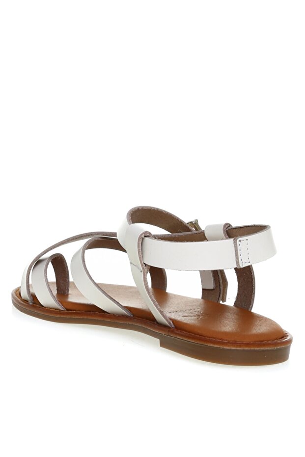 Ekru Sandalet - 1