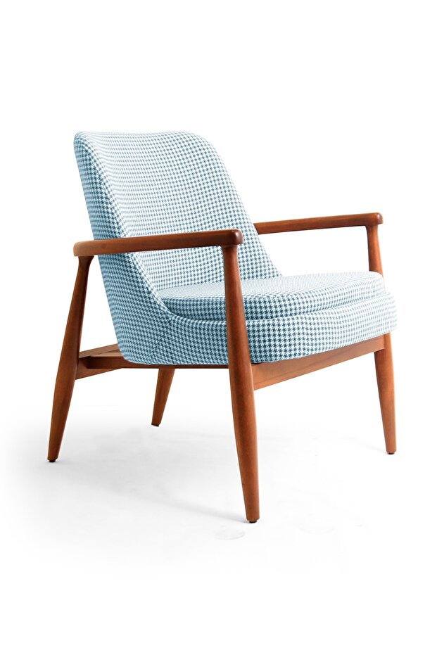 Kaji Kaz Ayağı Mavi Berjer - 1