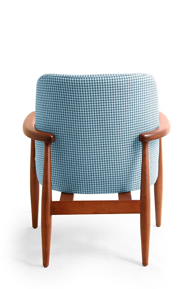 Kaji Kaz Ayağı Mavi Berjer - 4