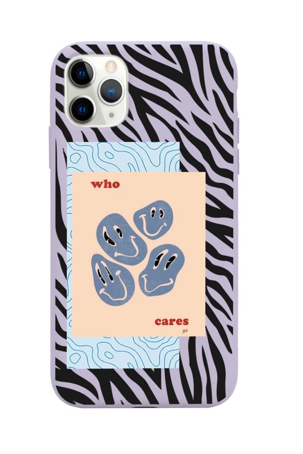 iPhone 11 Pro Max Compatible Who Cares Designed Lilac Launch Phone Case
