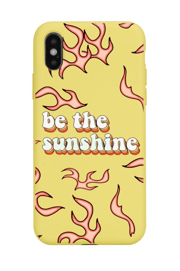 iPhone XS Max Compatible Be the Sunshine Designed Yellow Launch Phone Case