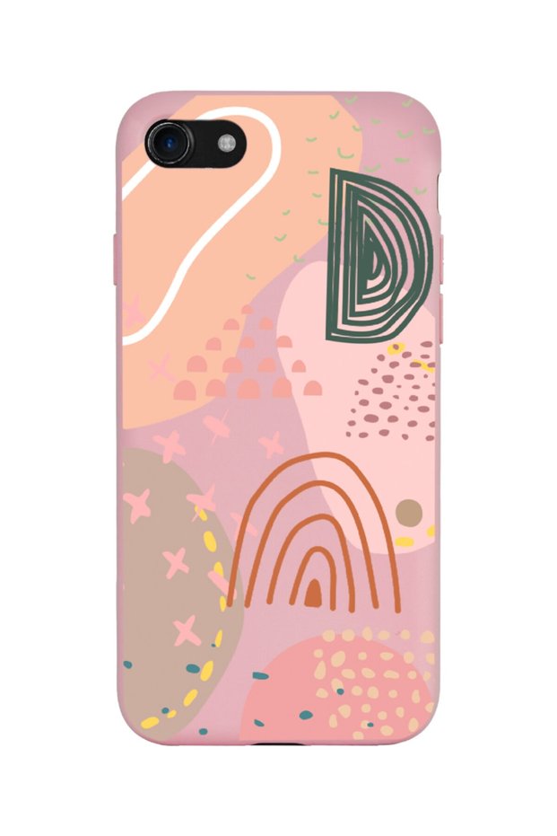 iPhone 7 - 8 - Se Compatible Line Art Designed Powder Launch Phone Case