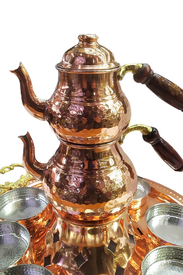 El Yapımı %100 Bakır Kahvaltı Seti - 2