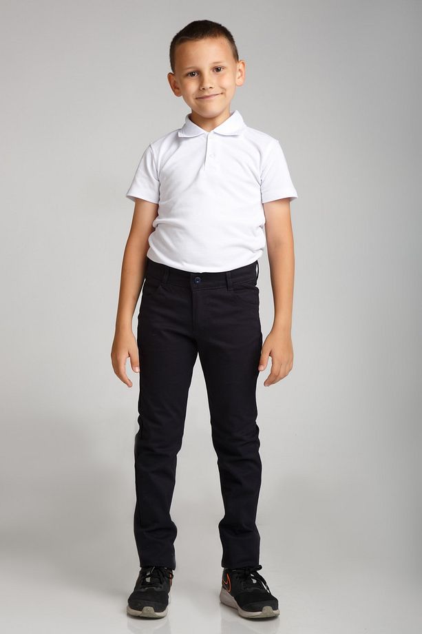 Spor Model Bej Likralı Canvas Okul Pantolon (gizli Bel Lastikli) Comender - 1