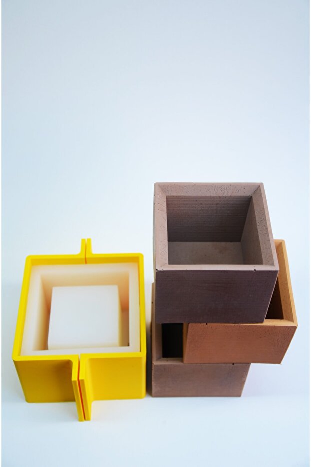 Kolon Saksı Silikon Kalıbı - 2