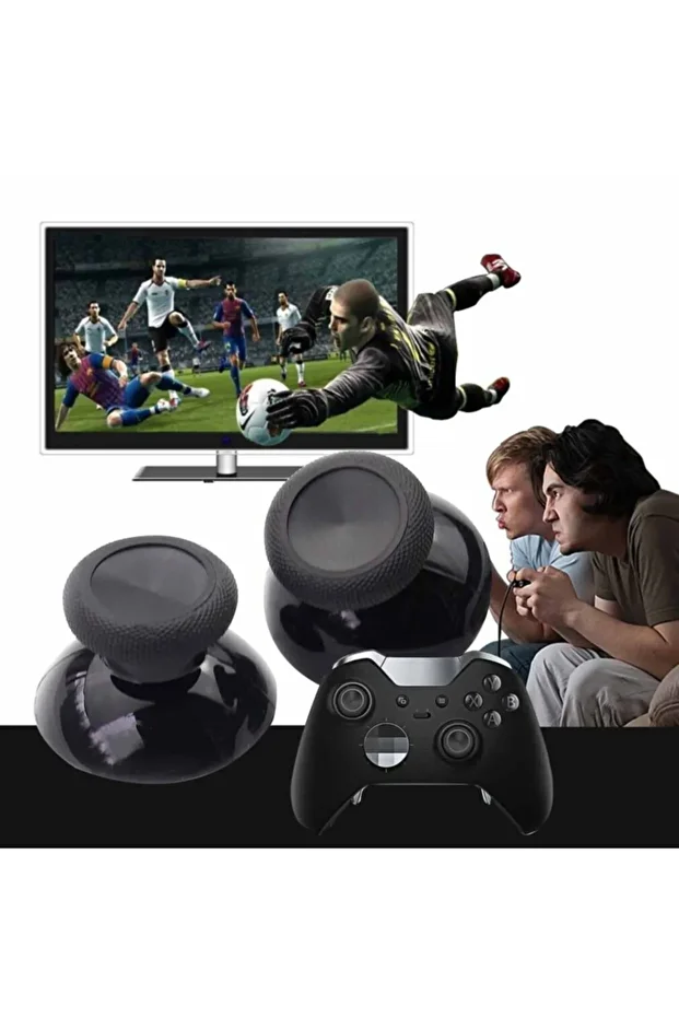 10 Adet Xbox One Analog Başlık Xbox One Analog Topuz Kol Tamir Orjinal Yedek Parça Thumb Stick Cap - 3
