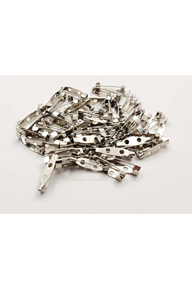 Metal Brooch Pin Apparatus 2.5 Cm 50 Pieces